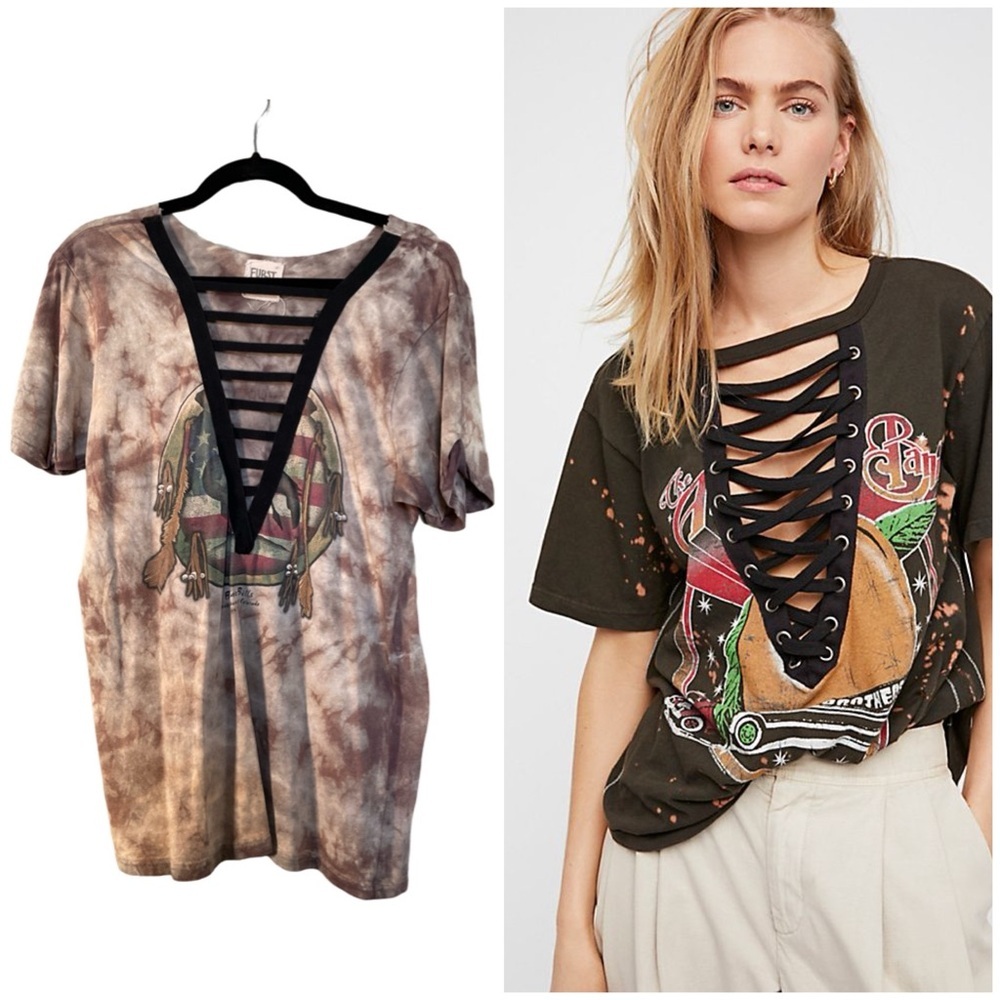 Furst of a Kind LA Vintage Tie-Dye reworked Top